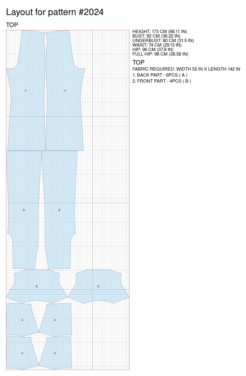 Overall Sewing Pattern 2024. Madetomeasure sewing pattern from