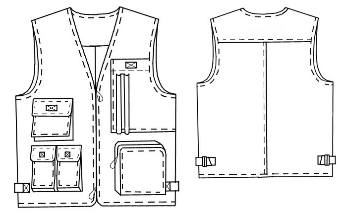 Printable Simple Vest Sewing Pattern Free