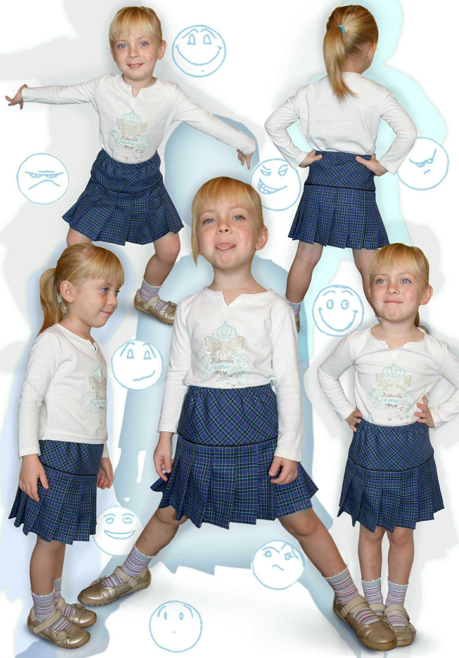 Skirt With Pleats - Sewing Pattern #7185. Made-to-measure sewing