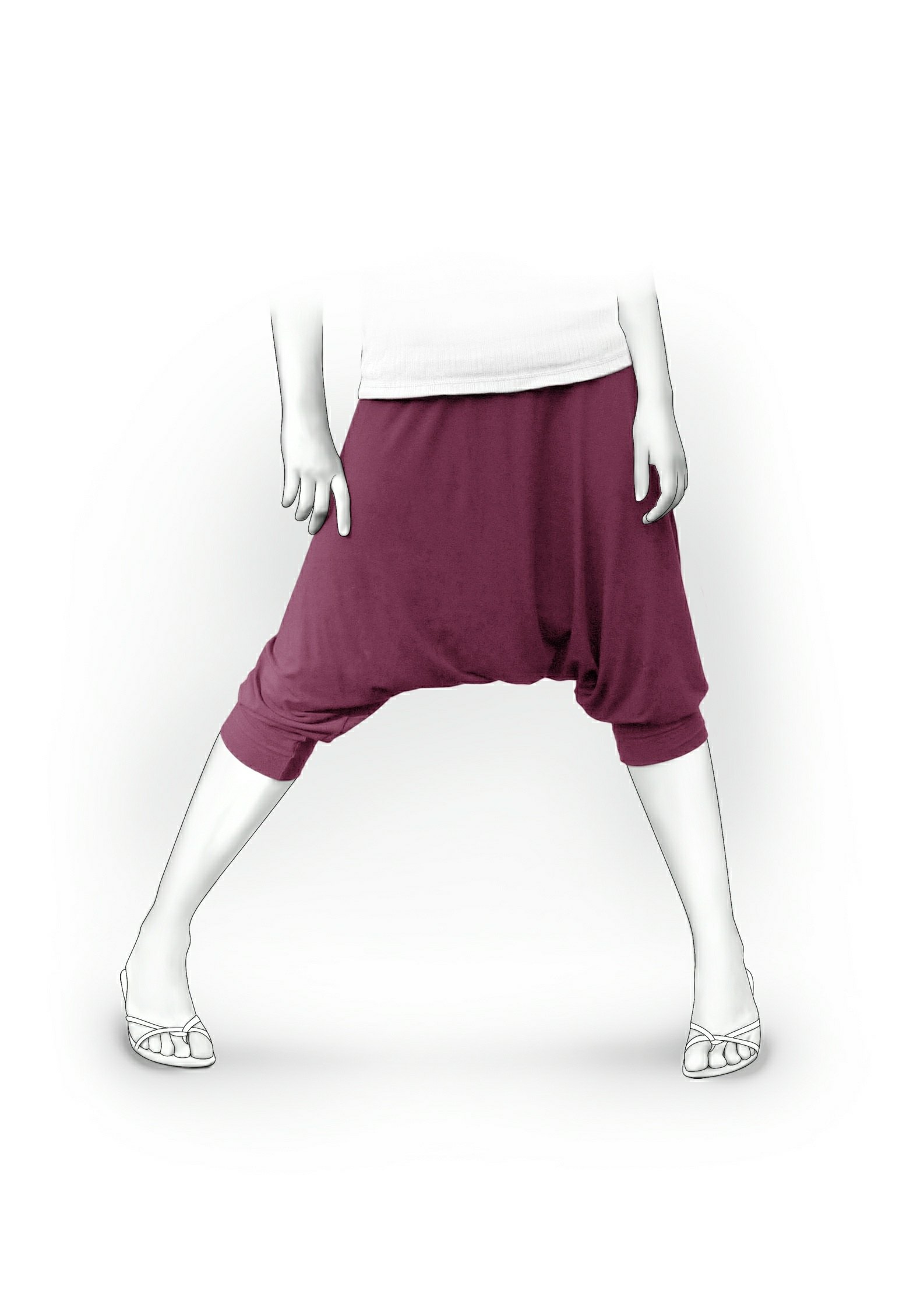 Echo's Yoga Pants Sizes 2T to 14 Kids PDF Pattern