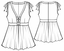Lekala Sewing Patterns - WOMEN Tops Sewing Patterns Made to Measure and ...