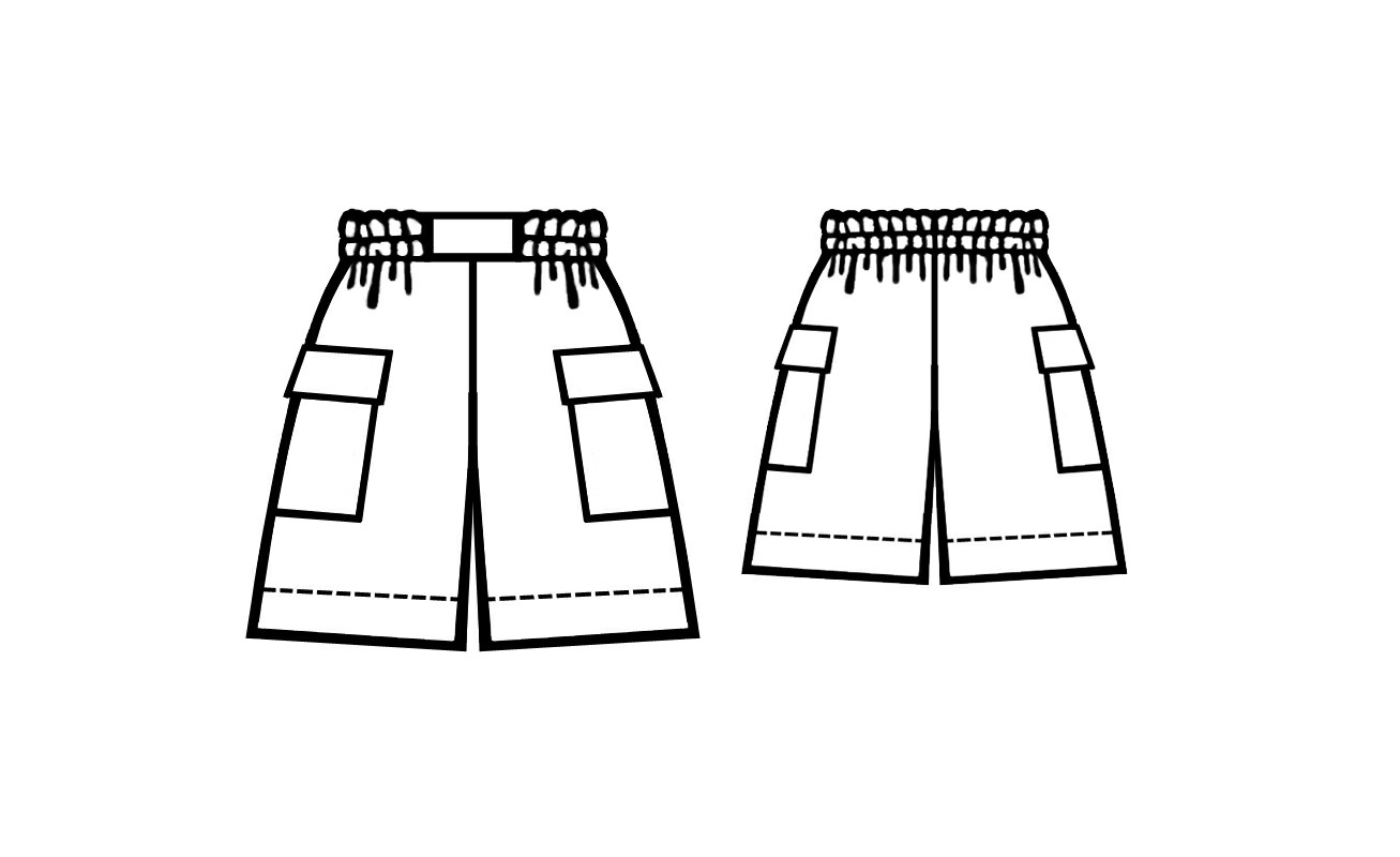 Shorts - Sewing Pattern #5149. Made-to-measure sewing pattern from ...