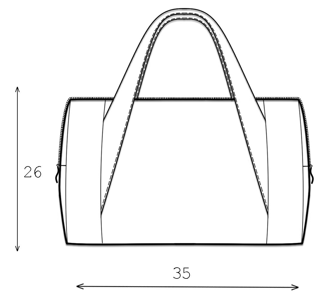 Bag - Sewing Pattern #3015. Made-to-measure sewing pattern from Lekala ...